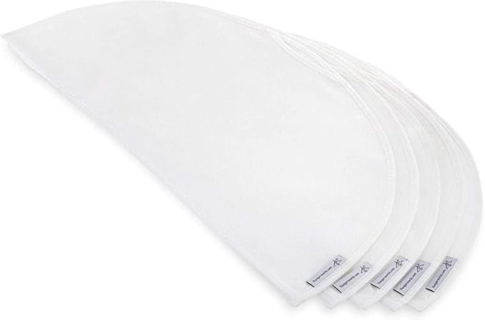 HANGERWORLD Breathable Shoulder Covers Clothes Dust Protectors for Closet Storage (10 Pack, White)
