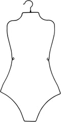 Swimsuit Hanger Lingerie Hanger Bathing Suit Hanger Display Hanger,Bikini Hanger Body Shape Display Rack Adults Accessories, Black