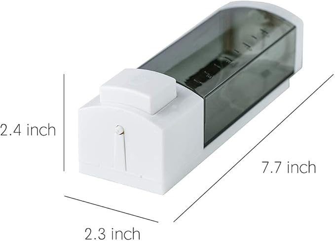 Soap Dispensers 250ml ABS Plastic Drill Free with Adhesive or Wall Mount with Screws Liquid Hand Shower Dispenser for Bathroom or Kitchen