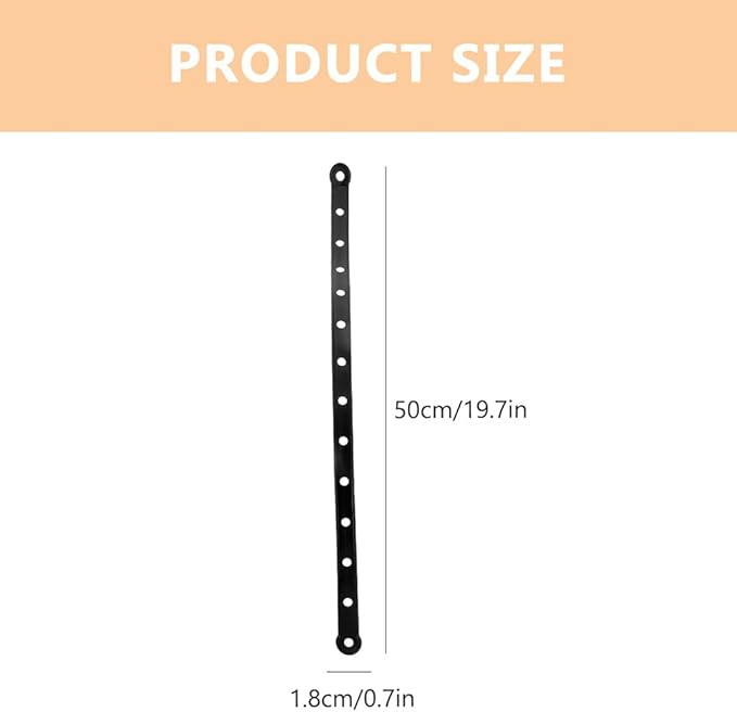 10pcs Hanger Connecting Strips Plastic Clothes Hanger Display Strips for Clothing Stores Easy Organization Space Saving Classic Design for Hanging Clothes