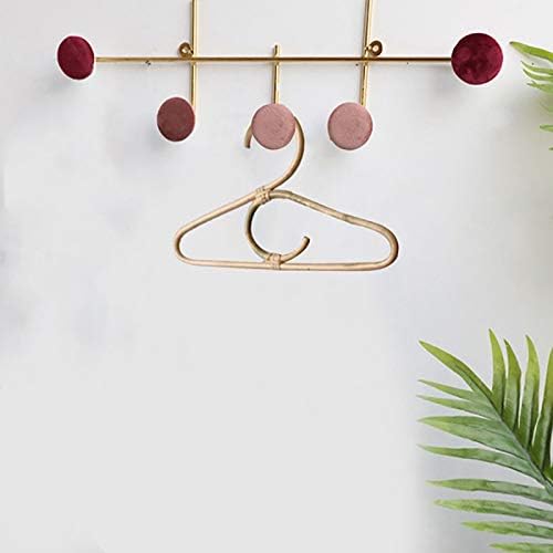 4Pcs Rattan Hanger Nordic Style Kids Garments Organizer Children Hanger Kids Hangers for