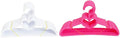MyBritttanys 24 Pack Heart Doll Clothes Hangers Fits 18 Inch Fashion Girl Doll Clothes