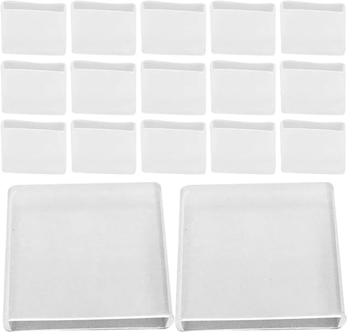 Transparent Silicone Hanger Grips 50 Pcs Non Slip Pants Rack Anti Slip Cover for Clothes Hangers Indoor Outdoor Use 0.78X0.74X0.19In