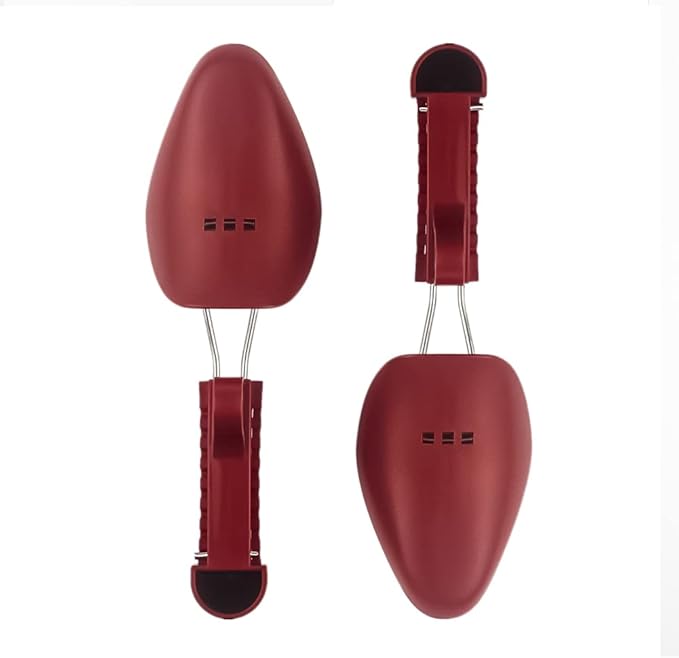 WAJJ 10 Pairs Plastic Shoe Tree Stretcher Shaper for Women Adjustable Length Shoes Holder Shaper Support(Purple Women)