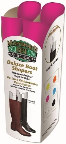 Moneysworth and Best Shoe Care Deluxe Boot Shaper with Hanger