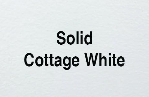 Wall Coat Rack with Pegs - 4' long (Solid Cottage White)