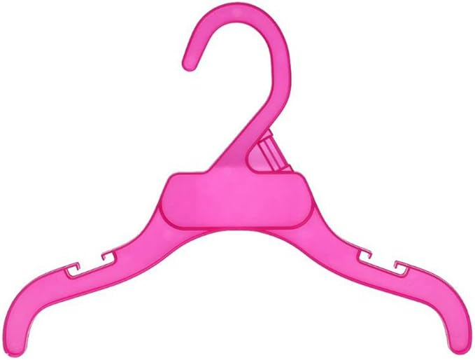 10Pcs Plastic Dog Clothes Hanger Non-Slip Clothing Rack Multi-Sizes Pet Clothes Plastic Pet Product Product Accessories(S,White)