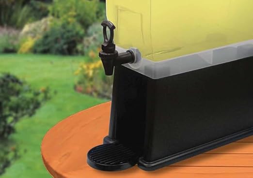 Winco Slim 3 Gallon Beverage Dispenser with Base