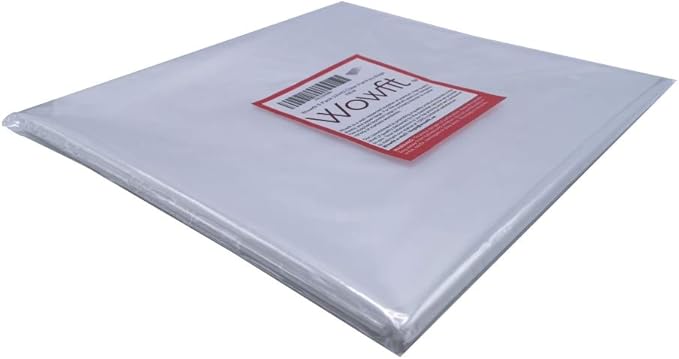 Wowfit 5 CT 40x60 inches Extra Large Clear Plastic Bags Perfect for Car Seat, Luggage, Suitcase, Stroller, Chair, Kids Bike and Attic Storage (2 Mil Flat Bags, Include 5 Ties)