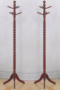 2 New Cherry Solid Wood Hall Tree Hat Coat Rack Hatrack