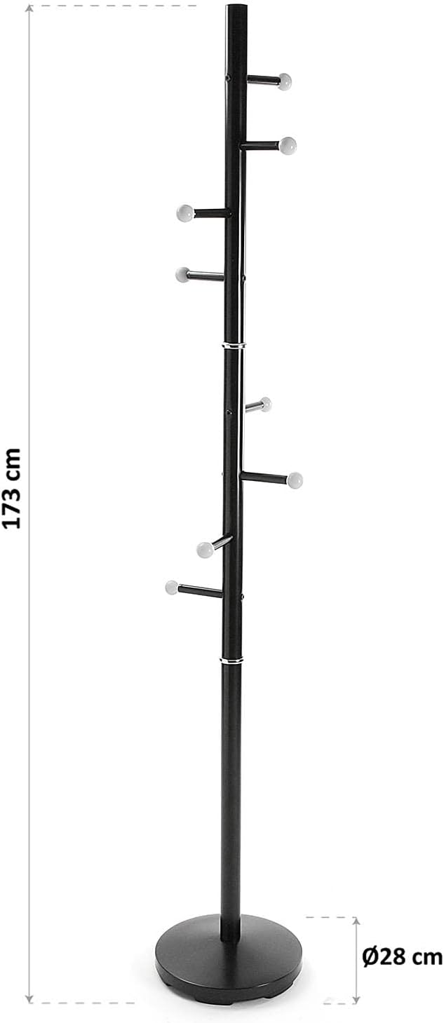 (Black) – Versa 187904 Deviation – Coat Stand Black