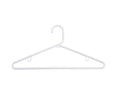 NAHANCO Plastic Tubular Hangers - 16 1/4" White (Pack of 144)