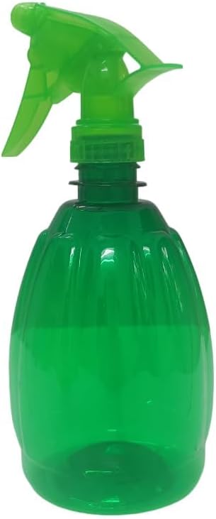 Spray Bottles 500ml 16 Oz Clean Squirt Bottle Colorful Multi-uses Spray Bottles for Cleaning, Water Flowers, Plant Care, Ironing, Hair Care Gardening Cosmetics Kitchen Bathroom (Pack of 2) Green
