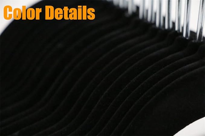 50+10 Pack Non-Slip Velvet Hangers Suit Clothes Hanger Space Saving Hangers 15~20LBS Heavy Duty 17.5"