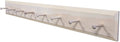 Sawdust City Wall Coat Rack with Pegs - 4' long (Unfinished)