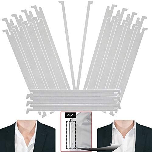 Million Dollar Collar Stays – Keep Dress Shirts Crisp & Firm, Universal Fit for Men & Women, Made from Proprietary Material