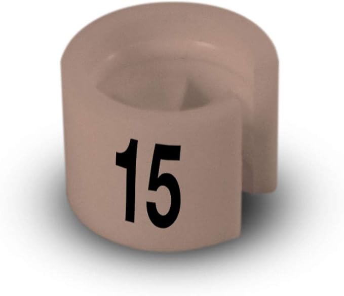 Printed Colored Hanger Size Markers - 100pcs/bag (15)