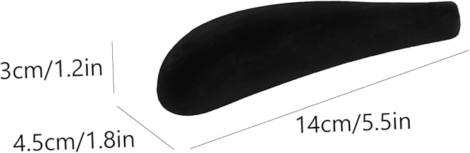 Black Hangers 10 pcs Pads Clothing Hanger Protectors Flocking for Shoulder Hangers Clothes Home Flocked