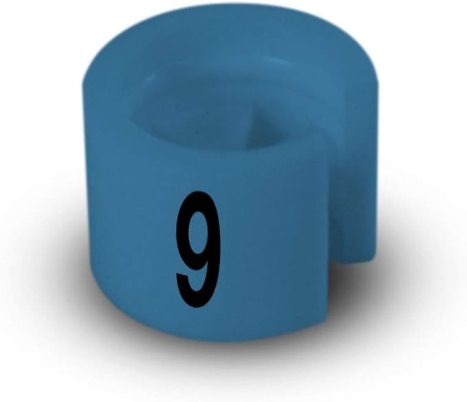 Printed Colored Hanger Size Markers - 100pcs/bag (9)