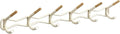Safco Products 4257CRM Family Coat Wall Rack, 6 Hook, Cream