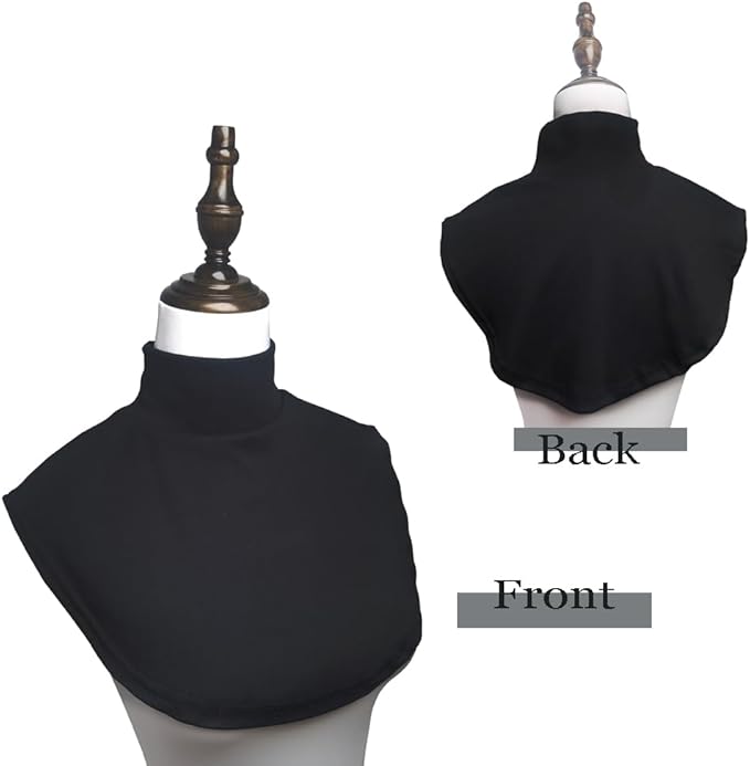 Joyci Turtleneck Dickey False Collar Mock Blouse Collar for Women Autumn Winter Keep Warm