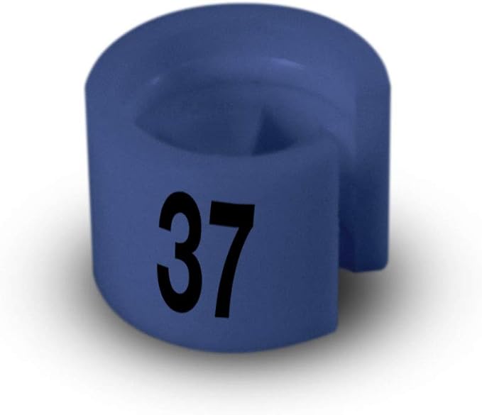 Printed Colored Hanger Size Markers - 100pcs/bag (37)