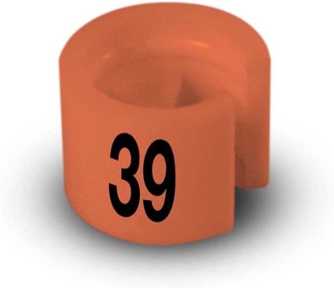 Printed Colored Hanger Size Markers - 100pcs/bag (39)