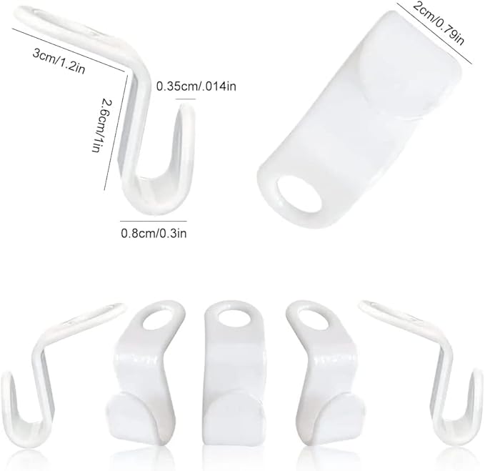 Clothes Hanger Connector Hooks, 80PCS Sturdy Mini Cascading Hanger Hooks, Thickened 20lbs Space Saving Closet Hanger Organizer, Hanger Extender Clips, Hanger Connection Hooks for Closet（White+Black）