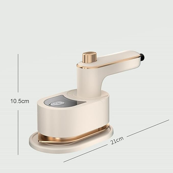 Travel Steamer Iron for Clothes Mini-Portable Ironing Machine Travel and Iron Fast 10s Heat-Up and 180° Rotating Handle,Horizontal and Vertical,Garment Steamer and Iron for Travel Office Home(White)