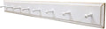 Sawdust City Wall Coat Rack with Pegs - 4' long (Old Cottage White)