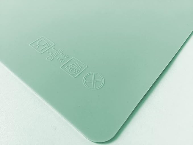 Home Essential, Supmat XL, Super Versatile Extra Large and Thick Heat Resistant Silicone Mat, Counter Mat (Quiet Green)
