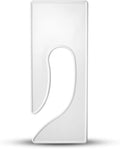 discount sizing- Blank King Rectangle Clothing Rack Hanger Dividers 50 Pack | Great for Clothing Organization, Sizing Dividers, Garment Rack Tags (White)