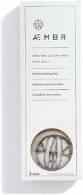 Wool Dryer Balls - 100% RWS Certified New Zealand Wool - Finished in Nepal - Pack of 3 - Softens & Fluffs Without Harmful Chemicals