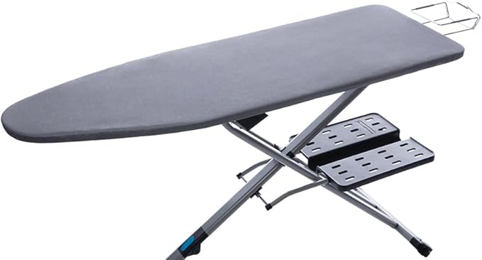 TIVIT Ironing Board Cover for Rowenta Pro Compact Ironing Board, 54x18, Alumitek Top Coating, Scorch Resistant, Thick Padding, 3 Fastener Straps, Pull Bungee, Made in Italy