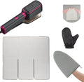 Portable Travel Steamer & Foldable Steamer Board Set, Heat Resistant Iron Board for High Pressure Clothes Steaming,1000W Fabric Wrinkle Remover, Portable 3-in-1 Iron with 15S Fast Heat-up