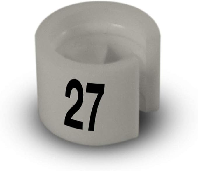 Printed Colored Hanger Size Markers - 100pcs/bag (27)