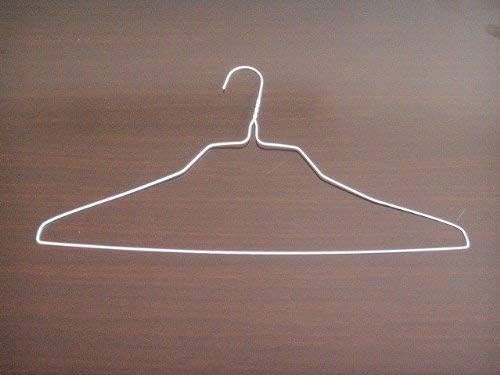100 Standard Gold Clothes Hangers - 18" Gold Wire Hangers
