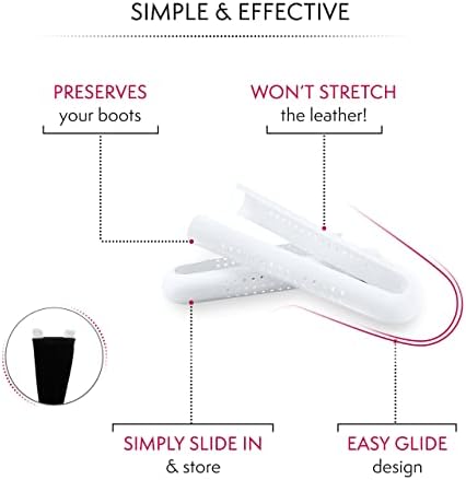 Bag-a-Vie Tall Boot Shapers For Women - Easy Glide Boot Stand-Up Inserts