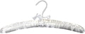 Satin Boutique Hanger with Matching Bow, 15" - White (Pack of 6)