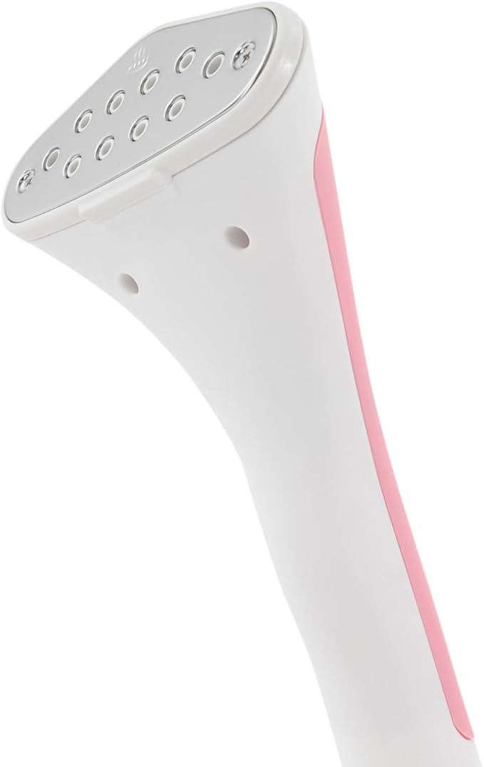 Standing Garment Steamer with Ironing Board,Adjustable Height Standing Steamer - 1.4L Water Tank,Fast Heats in 45s, Double-Insulated Steam Hose (Pink)