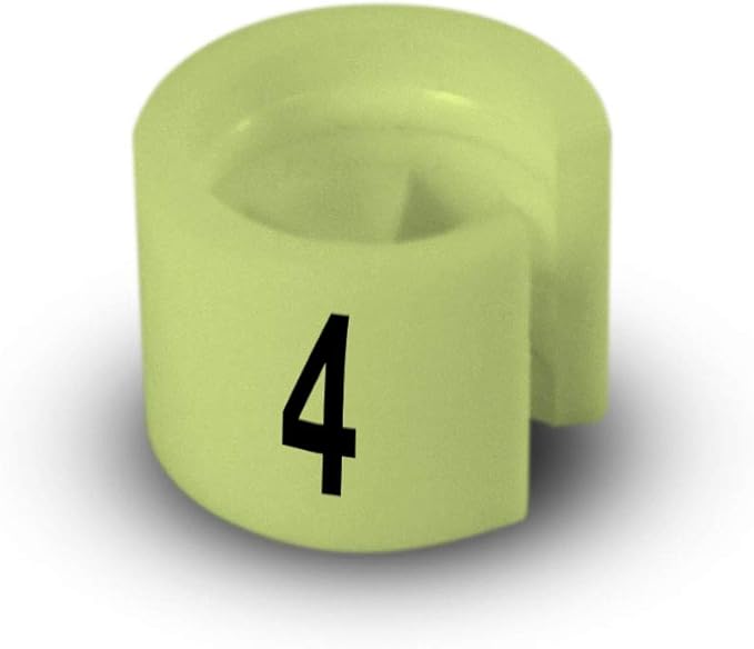 Printed Colored Hanger Size Markers - 100pcs/bag (4)
