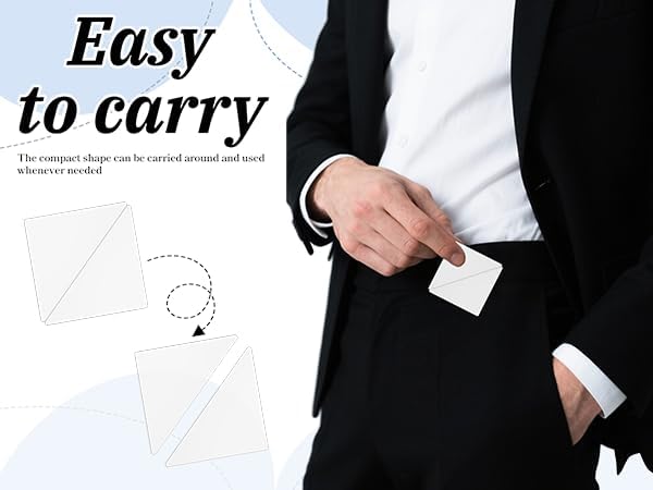 120 Pcs Dress Shirt Collar Inserts, Plastic Collar Stays for Polo Shirts Self-Adhesive Inserts for Dress Shirts, No Curl Triangle Anti-Warping Edge Suitable for Men & Women Casual & Formal Wear