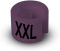 Printed Colored Hanger Size Markers - 100pcs/bag (XXL)
