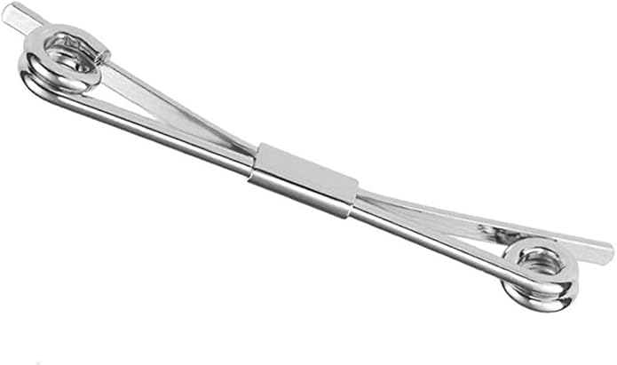 Necktie Tie Clips Collar Bar Shirt Collar Stay Tie Pins Cravat Clips Silver Metal Collar Pin Jewelry Accessories