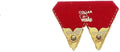 HHH Designs Gold Plated Collar Stays for Men and Women - Western Style Collar Tips - Stone Accents Collar Pins - Made in USA