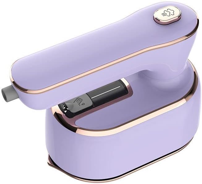 Portable Handheld Steamer for Clothes, 2-in-1 Ironing & Steaming,180° Rotatable Multi-Directional, Mini Travel Steamer,suitable for clothing of suitable sizes/thickness for Dorm Room, Purple