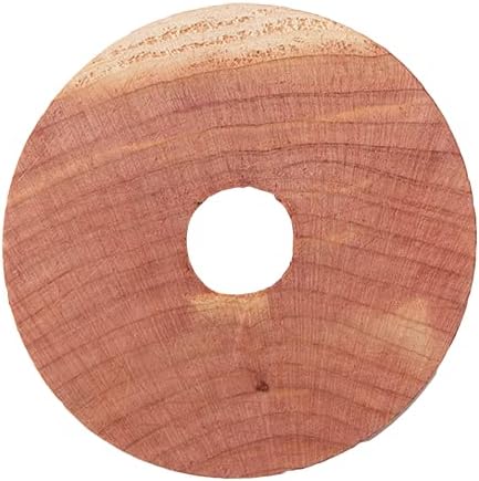 Cedar Blocks for Clothes Storage -Cedar Essence Cedar Rings (20 Pack) Made in USA