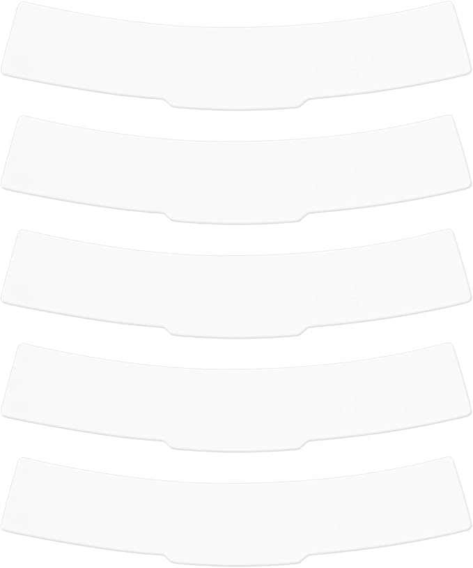 5pcs Tab Collars for Clergy Shirt, Foam White Priest Clergy Shirt Insert Tab Collars Minimalist Clothing Accessories for Women Men