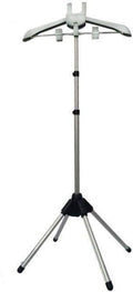 Portable Folding Drying Rack for Clothes Adjustable Length Hanging Garment Steamer Standing Clothes Steamer Hanger Garment Steamer Accessories (Gray)
