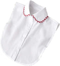 YEKEYI Lady Half Shirt Blouse - Detachable Collar Dickey for Women